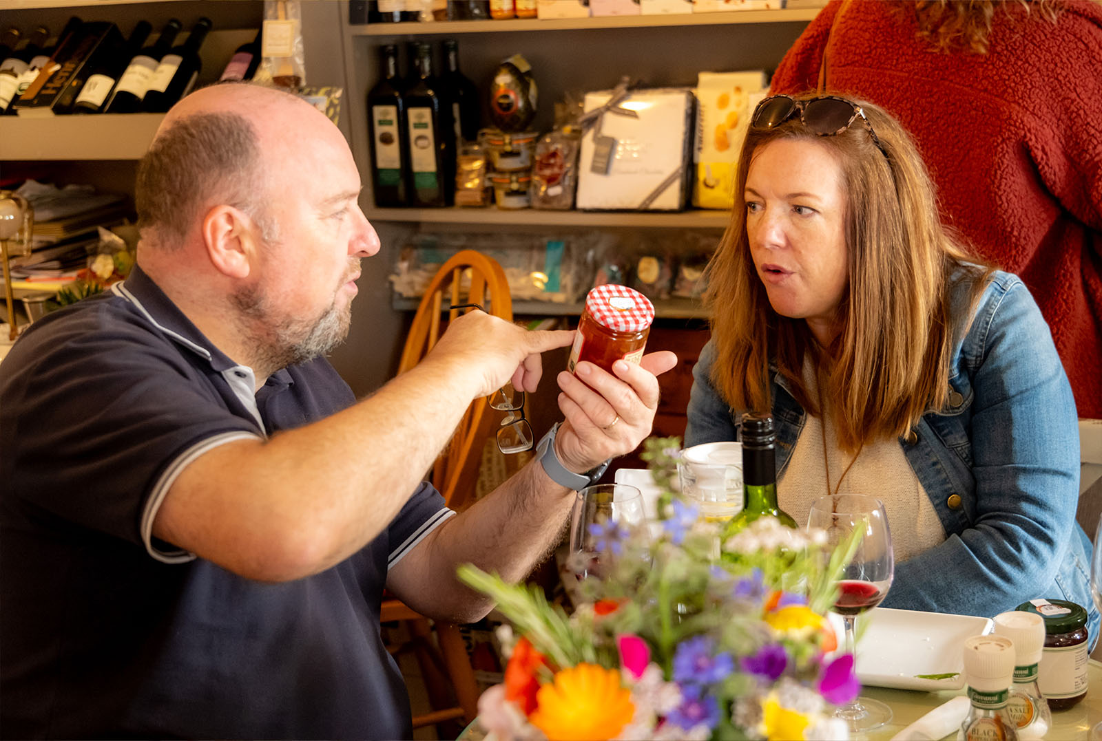 Tasting tour in shop